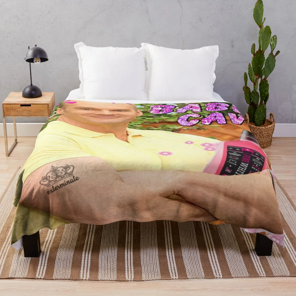 

Exterminate Babe Cave Throw Blanket Flannel Fabric Luxury Thicken manga Large Blankets