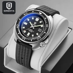 QINGXIYA Luxury Waterproof Quartz Watch for Men with Date Function and Gift Box (6672S Black)