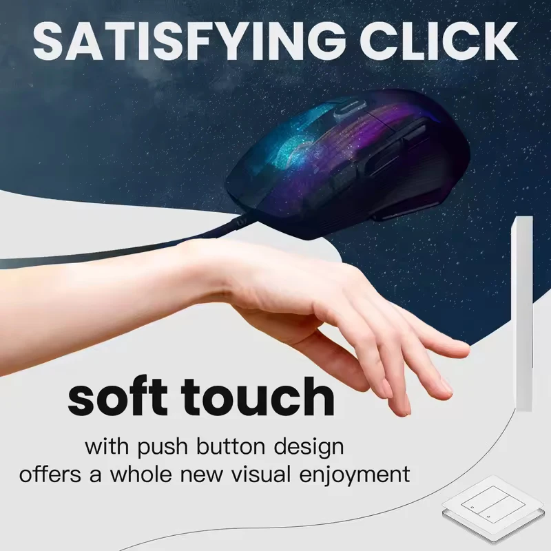 MOES New Star Ring Tuya ZigBee3.0 Smart Push Button Switch/Scene Switch Smart Life APP Remote Control Work with Alexa Google