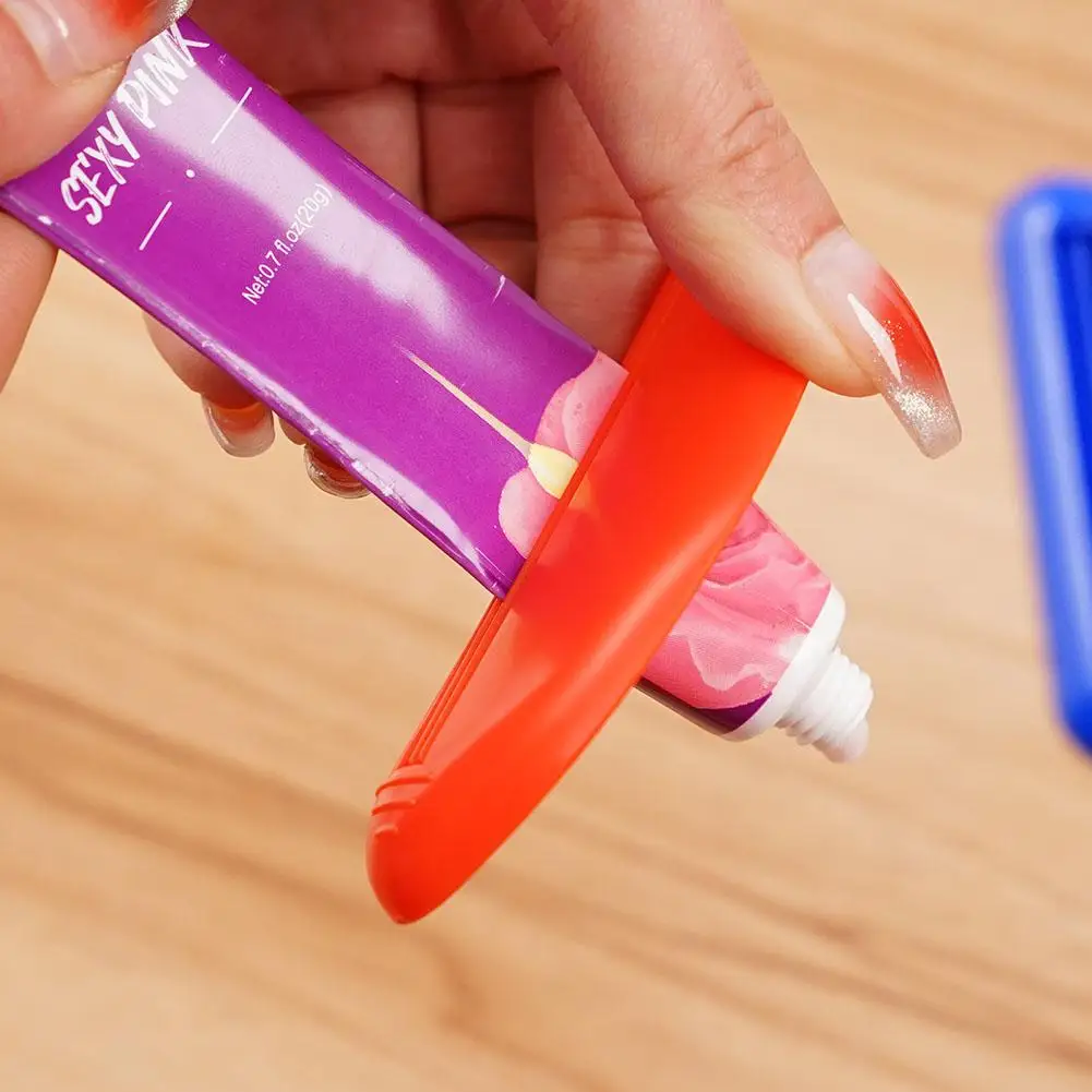 1pcs Multifunction Manual Toothpaste Dispenser Cream Tube Squeezer Bathroom Squeeze Paste Extruding Clip Squeezing Clamp 3