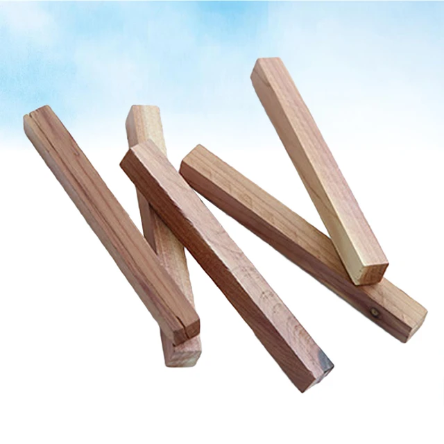 Blocs de cèdre pour placards, 5 pièces, anneaux en bois de cèdre naturel,  boules de cèdre pour cintres, blocs de cèdre aromatique - AliExpress