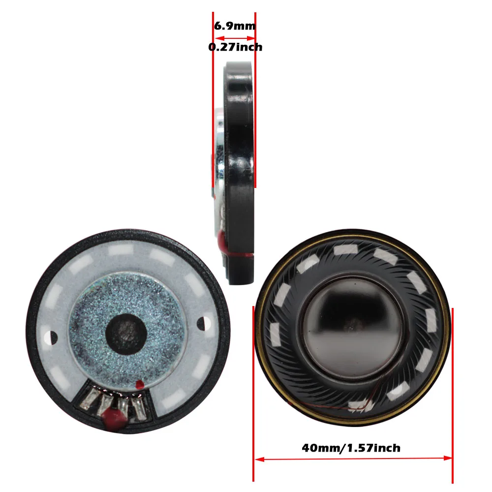DIY Speakers Parts Speaker Driver For AKG K480 K99 K55 K420 K430 K450 K72 Y500 K92 K44 K77 Loudspeakers 40MM Drivers