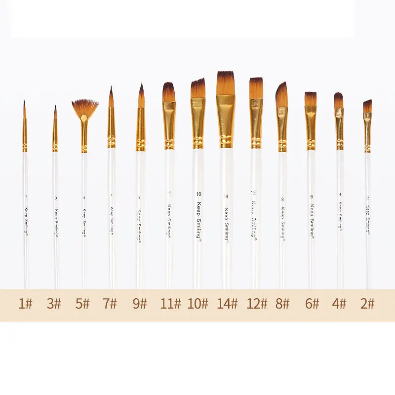 2Pack 10Pcs Paint Brushes for Acrylic Water Color Painting Brushes