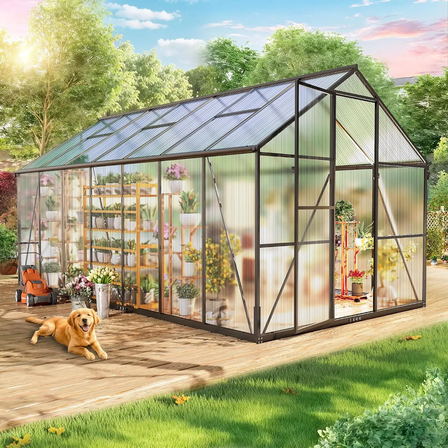 Outdoor Polycarbonate Greenhouse 2