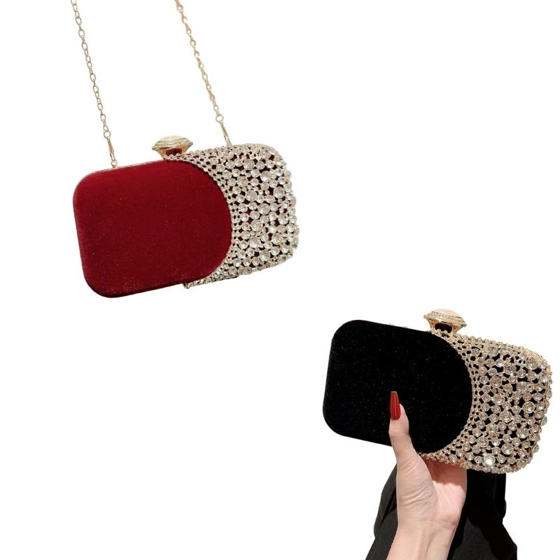 Evening Bag Detachable Chain Small Phone Wallet Purse Crossbody Bag