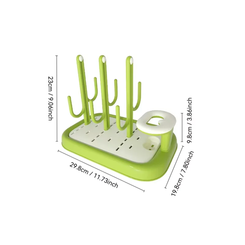 Bottle Drying Rack, Drain Bottle Rack, Drying Brush, Pacifier Brush Holder
