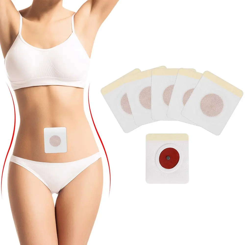 10 Pieces Magnet Color Box Big Belly Sticker Products Lazy People Enjoy Thin Sleep Thin Belly Button Sticker