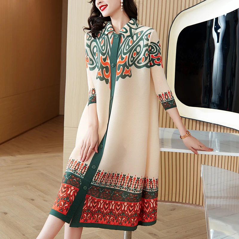 

Autumn Korean Vintage Casual Elastic Dress Spring Women Floral Velvet Warm Midi Pleated Robe 2023 Elegant Bodycon Party Vestido