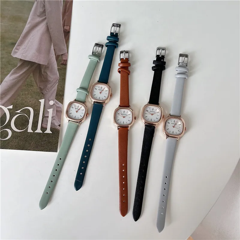 

Часы в стиле нишевой эстетики reloj с маленьким циферблатом, изысканный темперамент для учащихся средней и старшей школы, простые часы в стиле колледжа