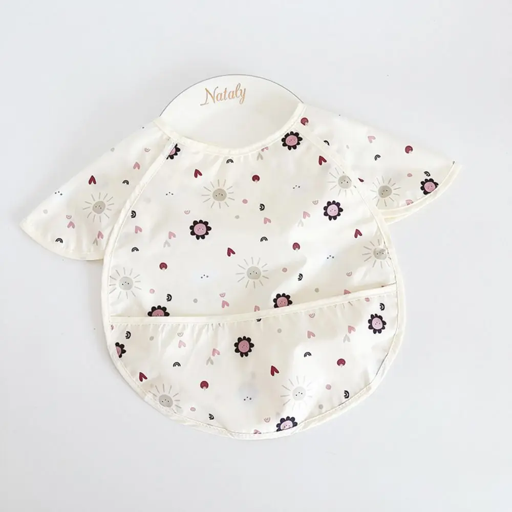 Animal Pattern Baby Feeding Bib Anti-dirty Waterproof Baby Drooling Bibs Sleeveless Comfortable Saliva Towel Burp Apron