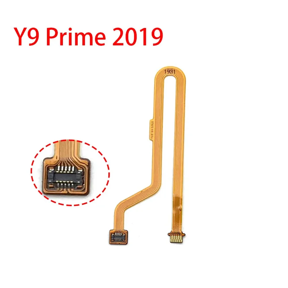 

10 шт. для Huawei Y9 Prime 2019 кнопка Home отпечаток пальца ключ гибкий кабель Датчик Touch ID соединитель для мобильного телефона запасная часть