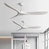 5-Leaf Strong Wind Nordic Ceiling Living Room Dining Room Industrial American Retro Commercial Variable Frequency Light Free Fan 4