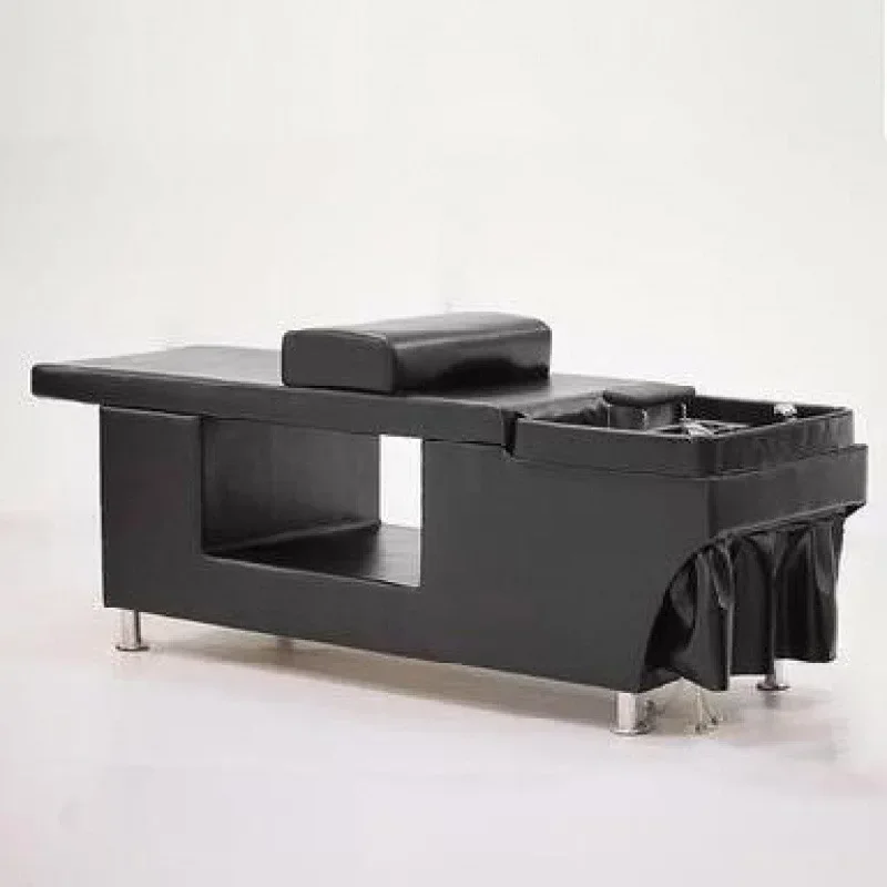 

Comfort Minimalistic Hair Washing Bed Steam Massage Shower Head Shampoo Chair Salon Therapy Chuveiro Salon Equipment MQ50XF