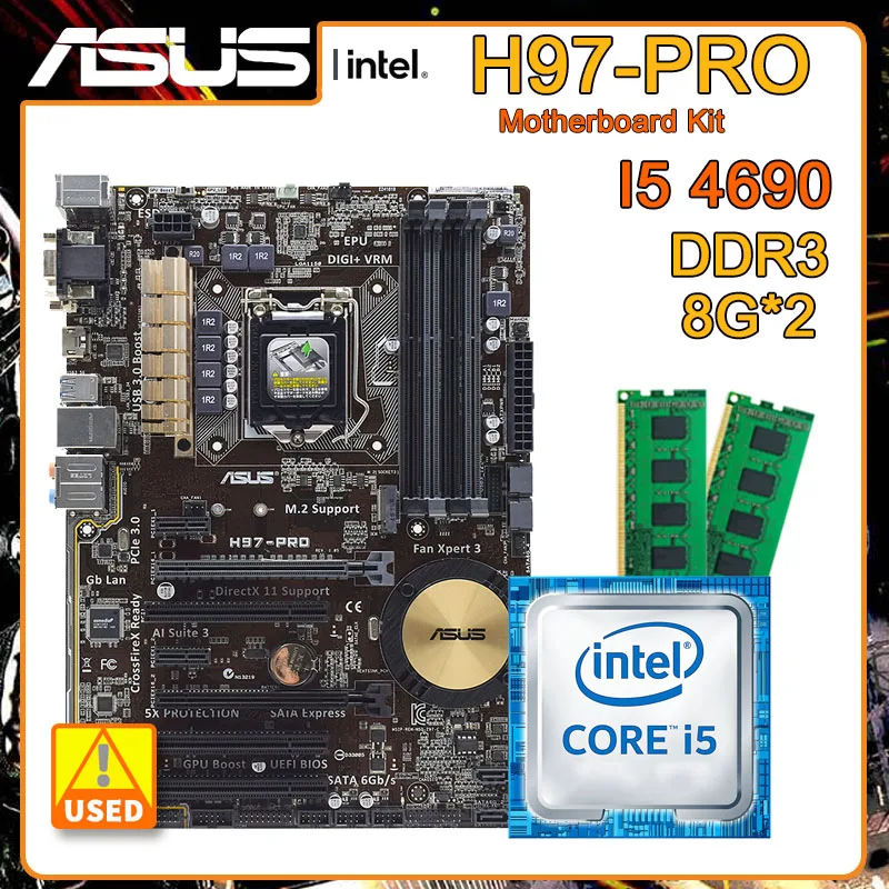 Core i5 4690 ASUS H97-PRO メモリ16GB セット