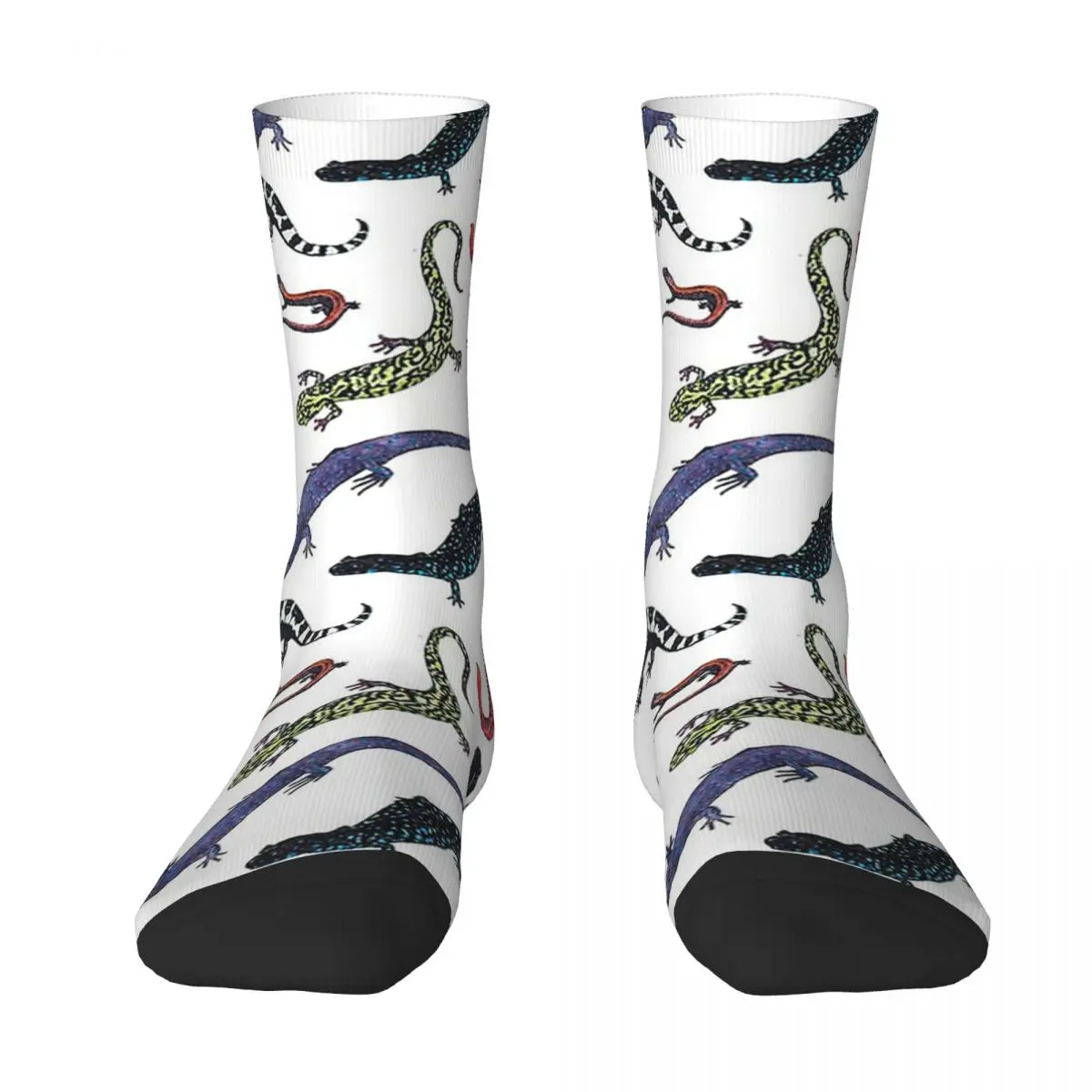 

All Seasons Crew Stockings Salamanders Socks Harajuku Crazy Hip Hop Long Socks Accessories for Men Women Gifts