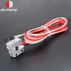 Volcano Hot End Eruption Pack Kit - Premium 3D Printer Heating Block with Thermistor and Heater (12V/24V, 40W) - 12V (Red)