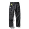 Winter Outdoor Wear-resistant Knee Double Layered Thickened Soft Shell Fleece Insulation Waterproof Multi Pocket Tactical Pants 1
