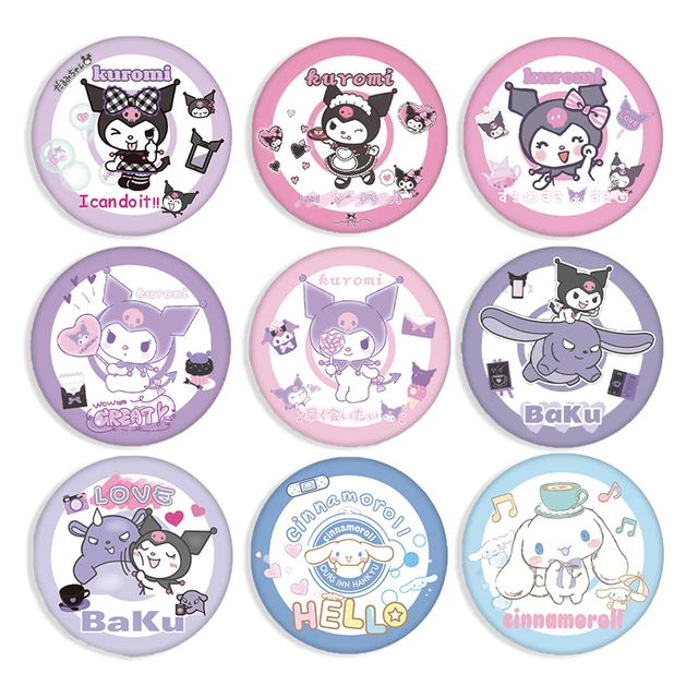Cute Sanrio Pins for Backpacks Hello Kitty Kuromi My Melody Brooches Kawaii  Cinnamoroll Metal Enamel Badge Cartoon Pins Gifts - AliExpress