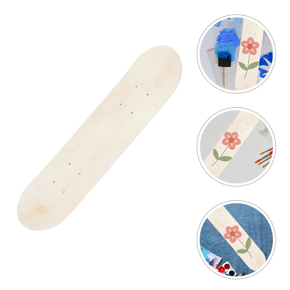 

DIY Hand Painted Children's Skateboard Boys Whiteboard Decorate for Wooden Decks