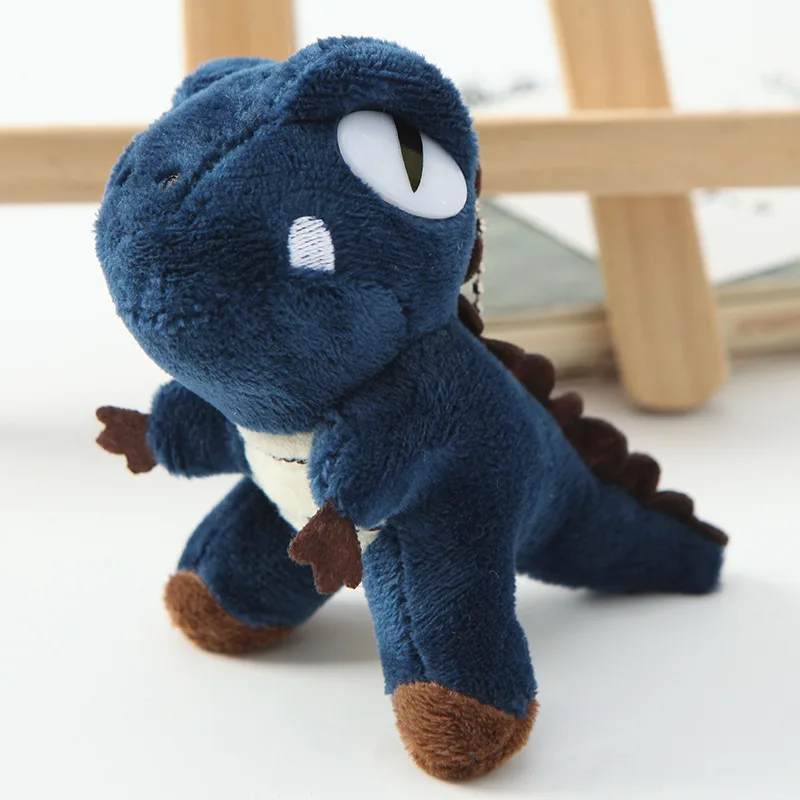 New Dinosaur Small Pendant Tyrannosaurus Rex Plush Toy Keychain Fun Dinosaur Plush Kids Toy Soft Animal Plush  Doll Gifts 4