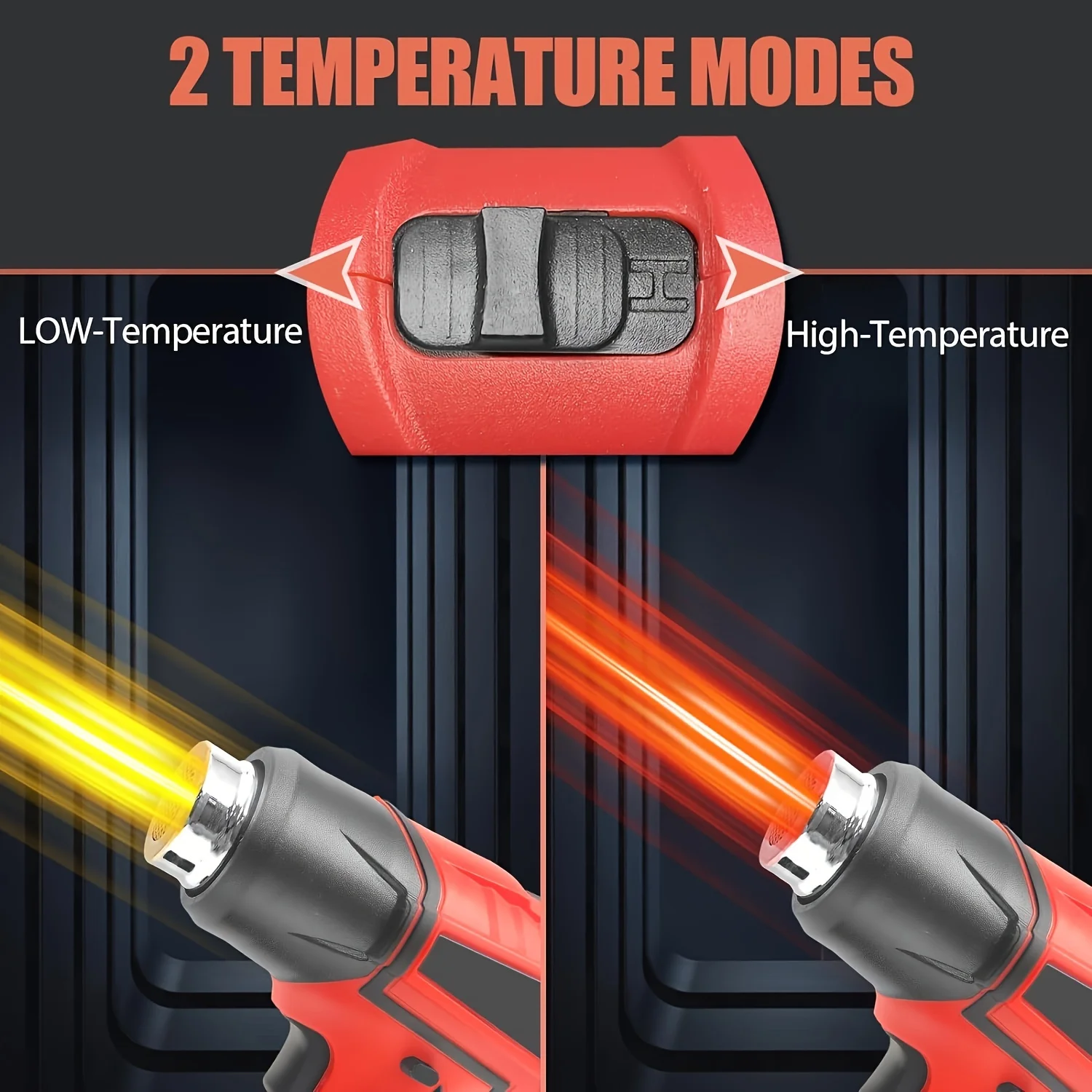 Cordless Hot Air Gun For Miwaukee 18V Battery, Rechargeable Heating Machine for DIY Crafts, Shrink Tubing, Paint( No Battery ) 4