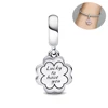 New 925 Sterling Silver Best Friend Soul Companion Dangle Charm Diy Fit Original Pendant Charm Bracelet Women Fashion Jewelry 5