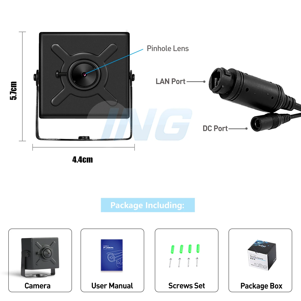 Mini 3.7mm Lens IP Camera POE HD 3MP H.265 1296P / 1080P Indoor Security Metal ONVIF IP CCTV System Video Surveillance REVOTECH ip camera mini camera surveillance camera wifi ip camera