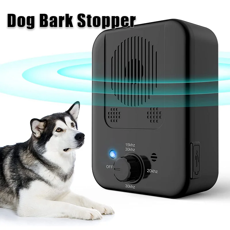 Dog Bark Stopper Deterrents Ultrasonic Pet Repeller Trompete Ao Ar