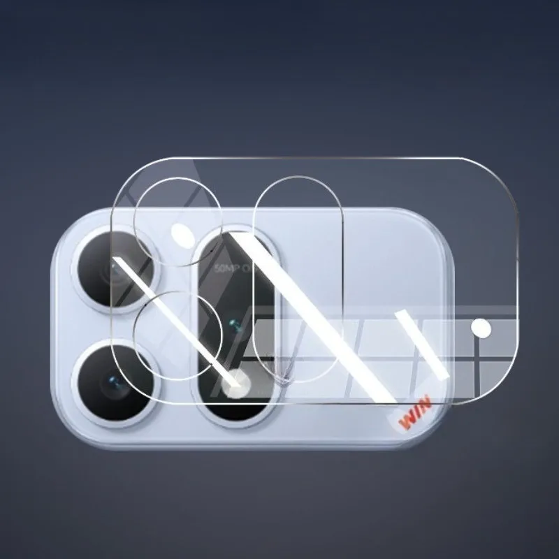 Clear Tempered Glass 3D Camera Lens Protector - Anti-Scratch HD Film