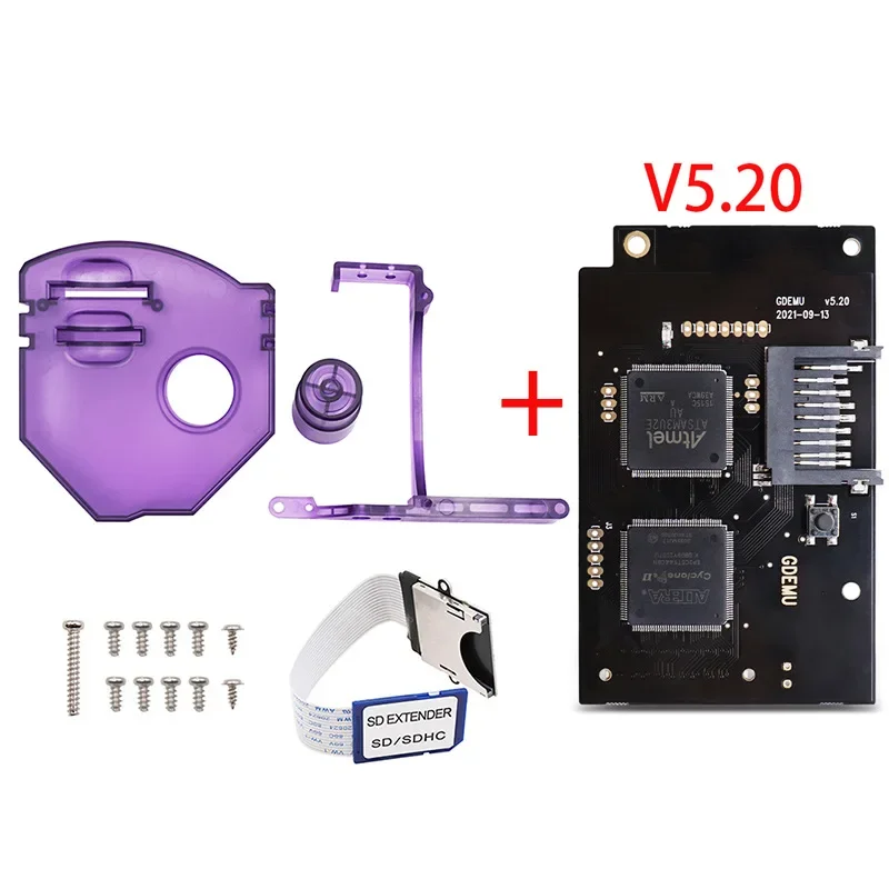 

GDEMU 5 20 V5.20.5 Optical Drive Emulation Board and Remote Card Mount Kit for DC Console For SEGA Dreamcast gdemu GDU DC VA1