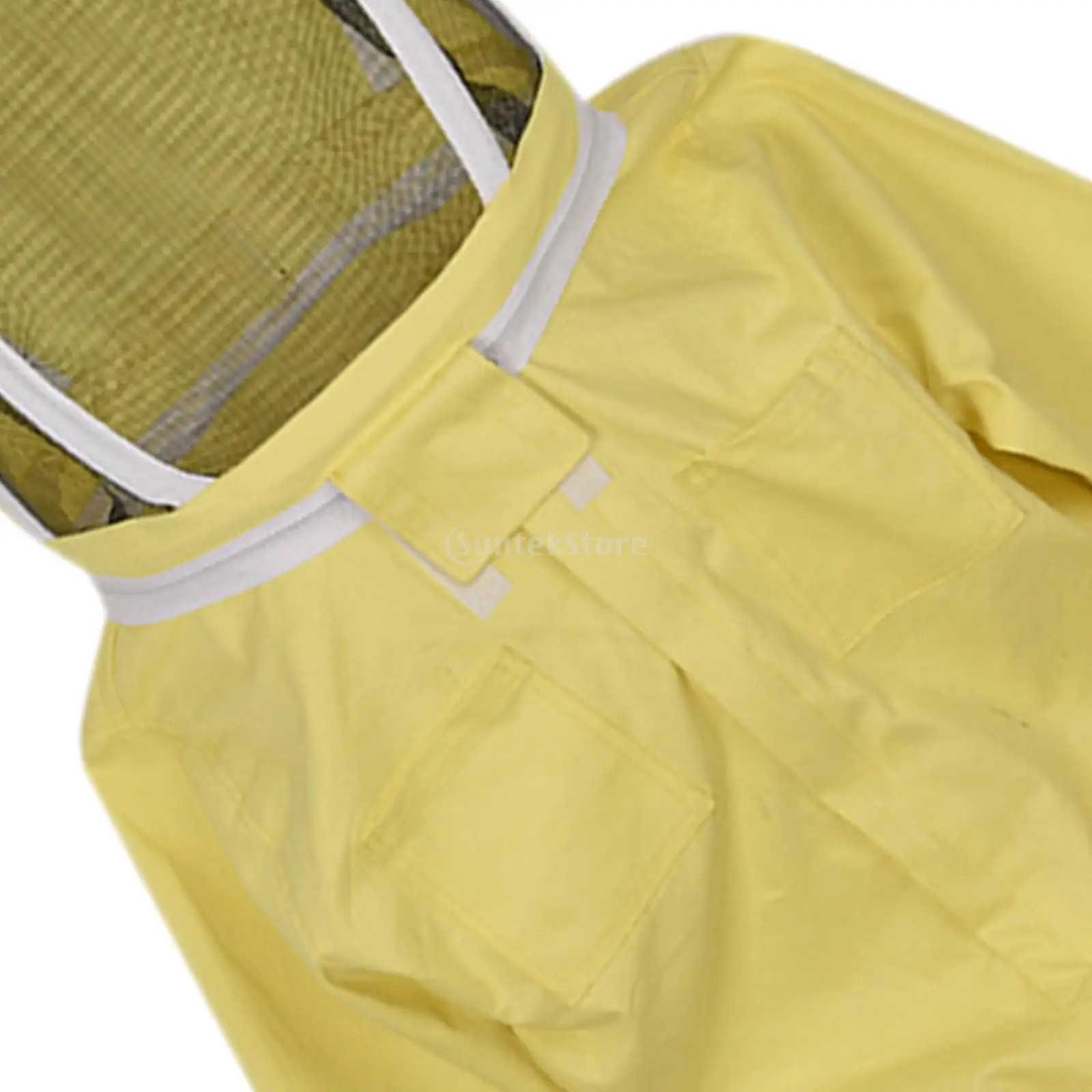 Beekeeping Protective Suit Jumpsuit Full Body Beekeeper Suit Costume Cotton with Ventilated Veil Hood For Child Boys Girls