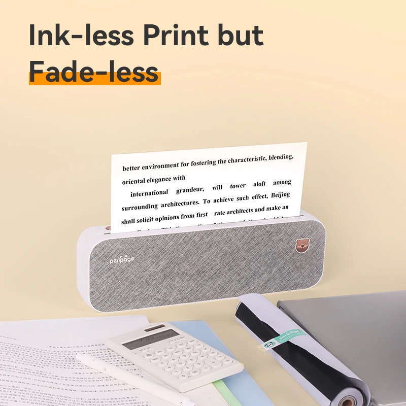 A4 Printer paper transfer roll paper suitable for 210*30mm Peripage A4 Bluetooth printer suitable for contract printing