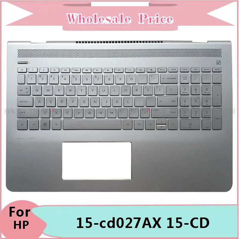 

New Original For HP Pavilion 15-cd027AX 15-cd029AX 15-CD TPN-Q190 Laptop Palmrest Case Keyboard US English Version Upper Cover