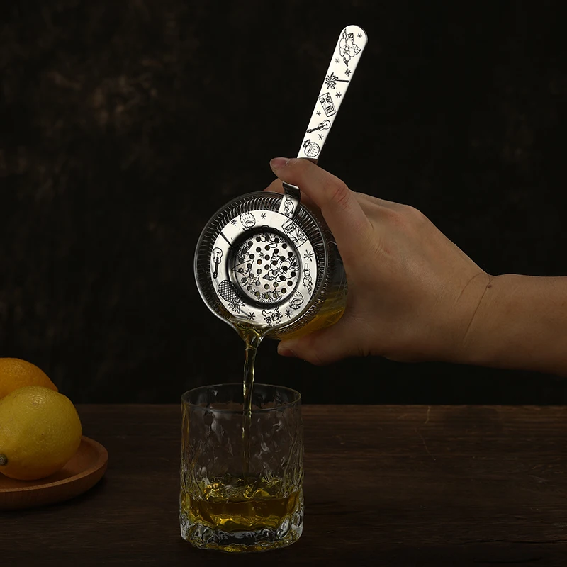 Cocktail Strainer Hoffman Bar Strainer Deluxe For cocktail drink Bar tool