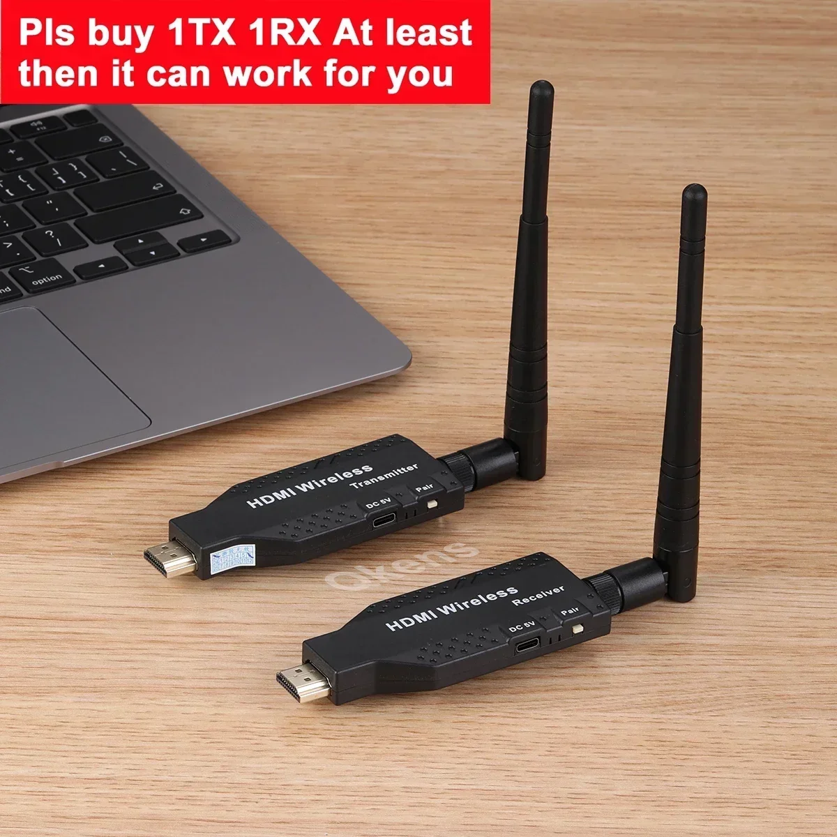 50M 5G Wireless Wifi HDMI Extender Video Transmitter Receiver