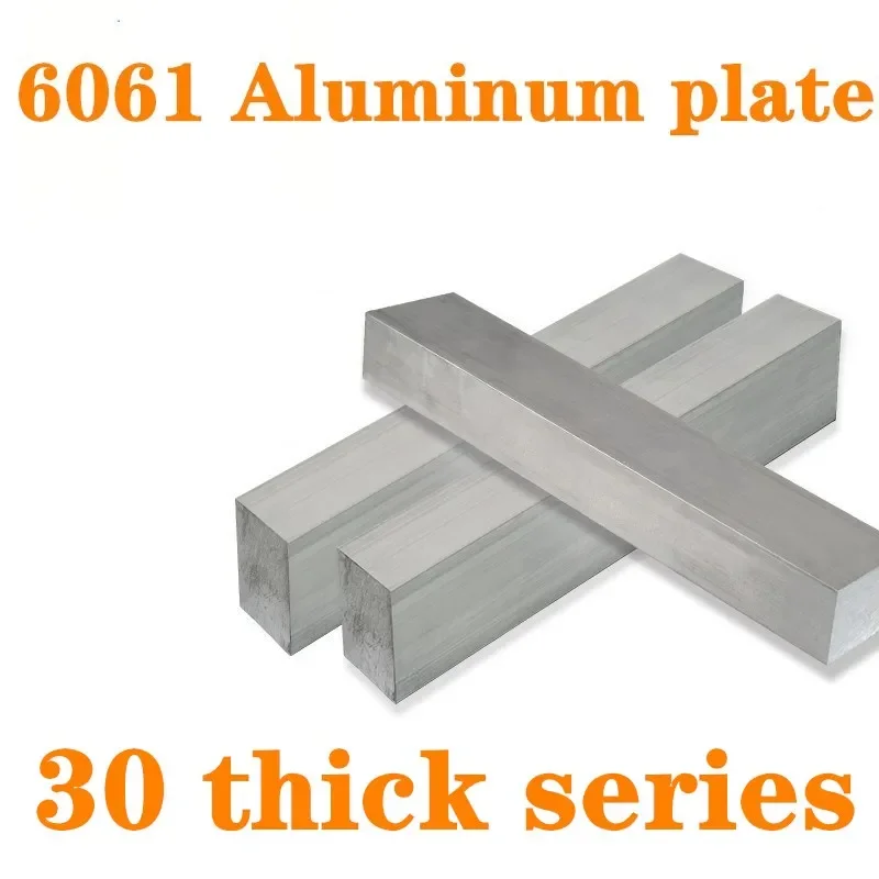 

1pc 6061 Aluminum Flat Bar Plate Sheet 30mm thick series with Wear Resistance For Machinery Parts