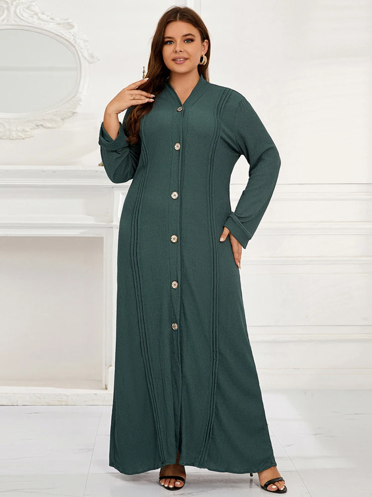 Long Sleeve Abaya Muslim Woman Dubai Islamic Clothing Wedding Party Evening Gown Caftan Marocain Femme African Dashiki Boubou