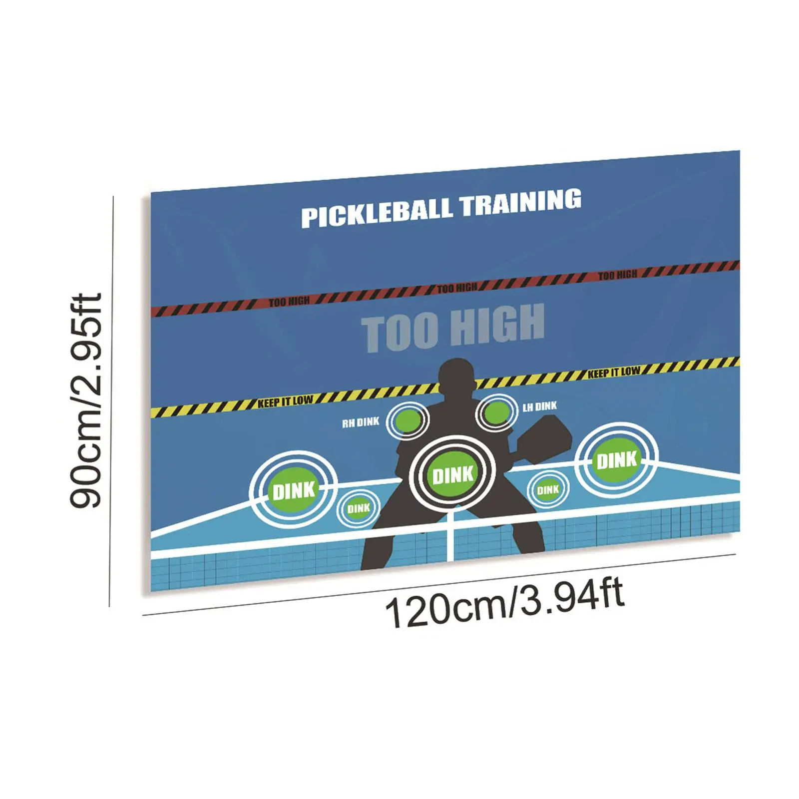 free standing dink master pickleball practice board closing gifts for