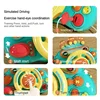 Baby Toy Electric Simulate Driving Car Copilot Steering Wheel Stroller Driving Early Educational Toys for 0-36 Months Toddler 6