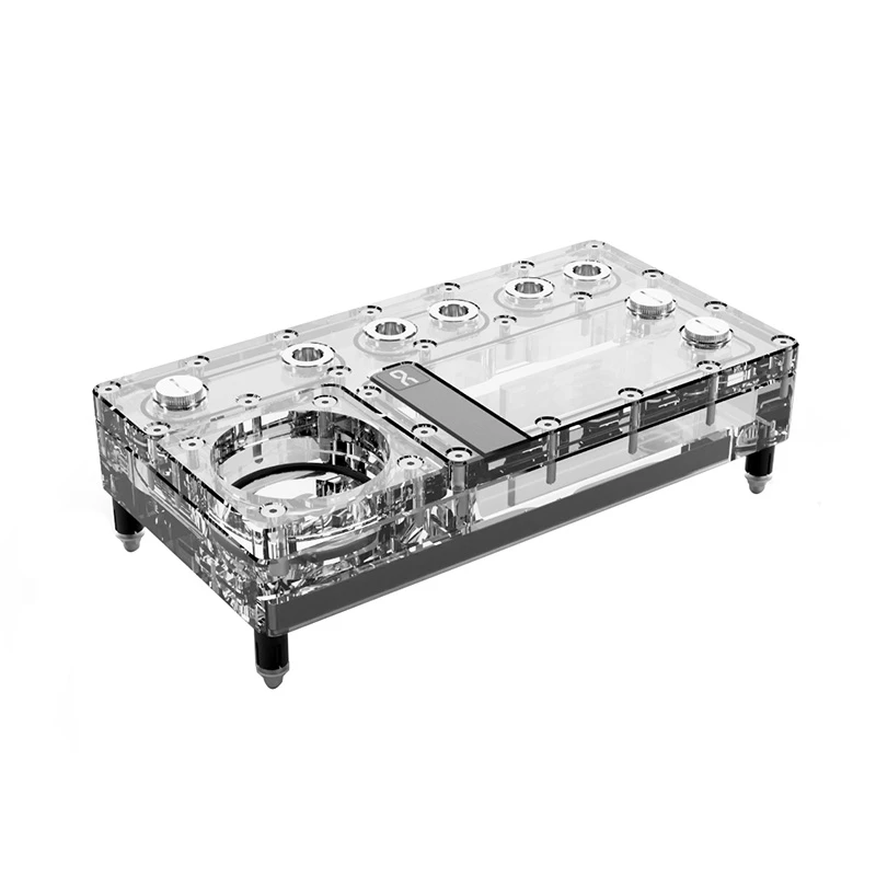 Alphacool Nucleo Distro Piastra 360 Mm Destra VPP/D5, Acrilico, Per Watercooling PC