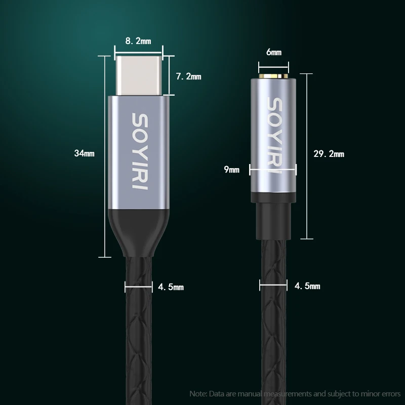 SOYIRI ȵ̵ TYPE-C  3.5mm   ̺ Huawei vivo ȵ̵  ÷ Ʈ-ձ   Ŀ 