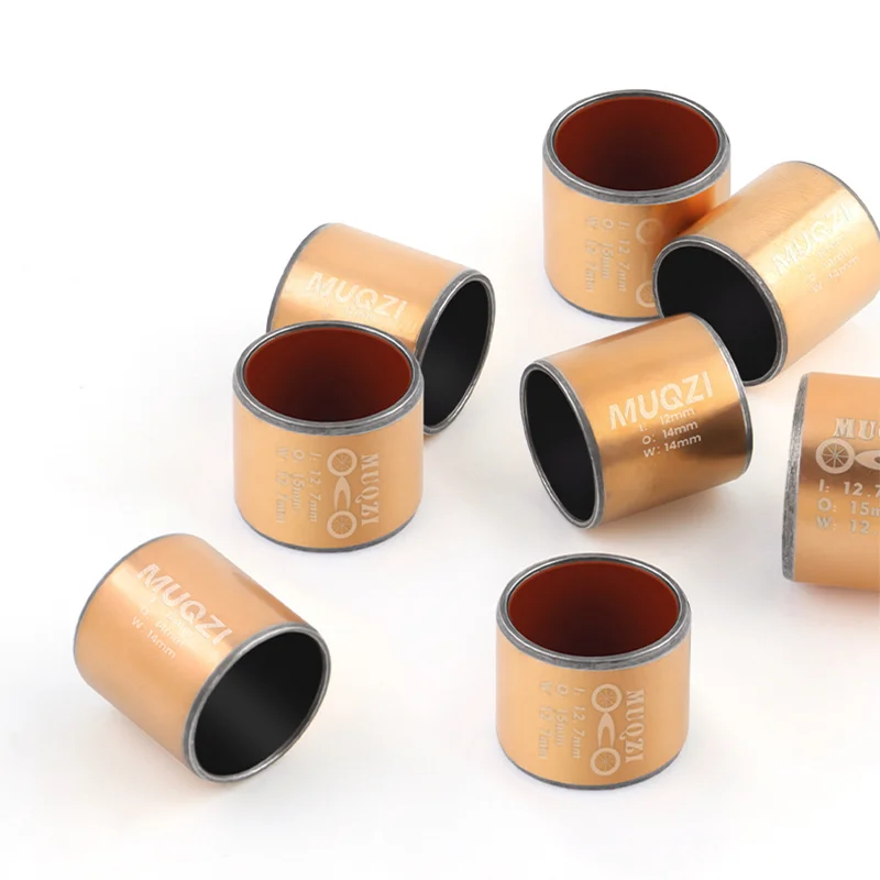 MUQZI 자전거 충격 흡수 장치 부싱 MTB 후면 서스펜션 충격 흡수 장치 부싱 ID 12.7mm 12mm OD 15mm 14mm 자전거 충격 부품