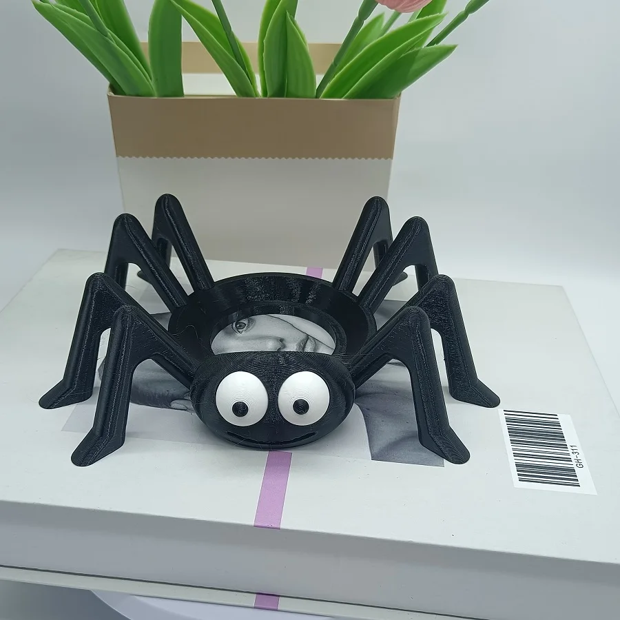 3D 프린팅된 거미 테마 스탠드, 데스크탑 디스플레이 베이스, Alexa Echo Dot(4세대/5세대) 및 HomePod Mini에 적합 - perf