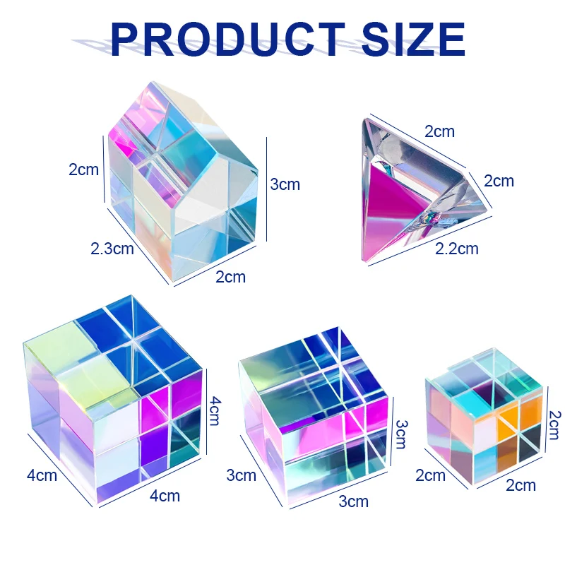 DIY Optics: 30pcs Defective Dichroic Cube Beam Splitter Prisms – Great For Teaching & Craft
