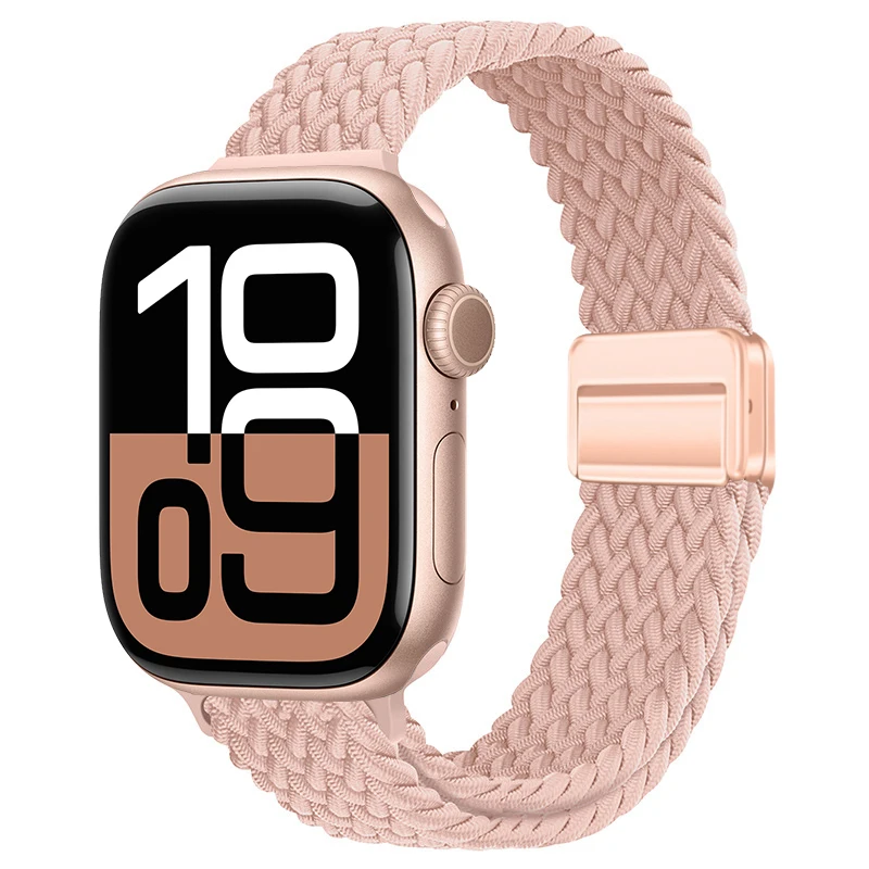 Compact Nylon Elastic Braided Bracelet