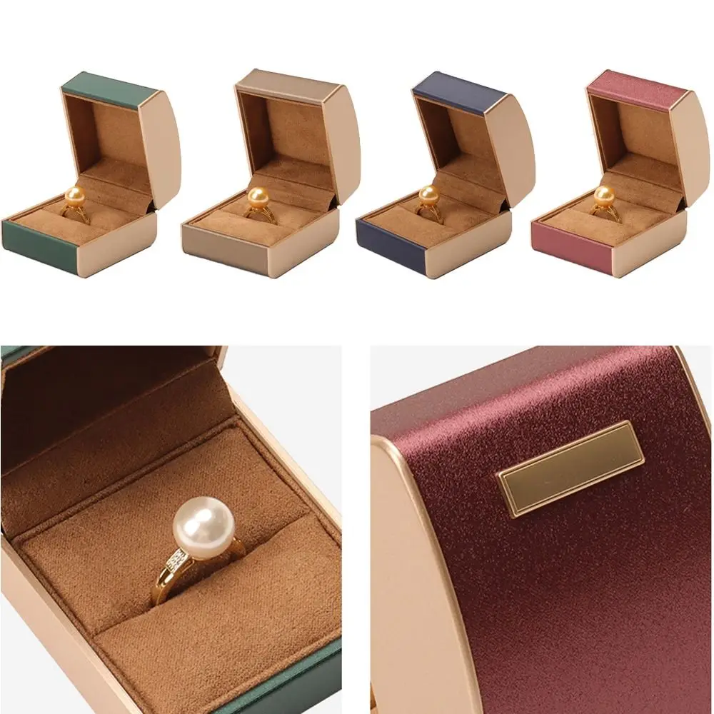 

PU Leather Jewelry Box New Exquisite Portable Storage Case Gift Case Wedding