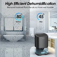 Déshumidificateur portatif pour filtre à Air maison Mini déshumidificateur chambre bureau silencieux Absorption d'humidité petit déshumidificateur 3