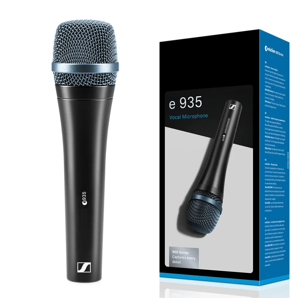 Handheld Wired Microphone E935 Wired Dynamic Supercardioid Professional Vocal Stage Show Mobile Microphone