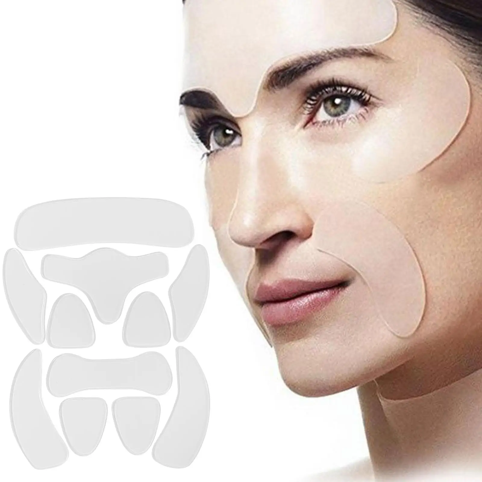 Reusable Wrinkle Removal Sticker Face Silicone Forehead Wrinkle Patch