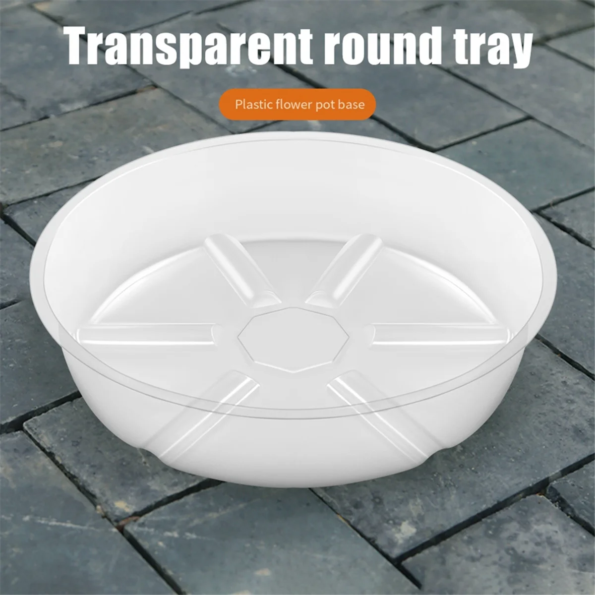 thumbnail image 2 of 4 Pcs Plant Saucers Clear Round Plants Flower Pot Tray Reusable Planter Tray – Buy The Best Products In The Online Store 2 of 14